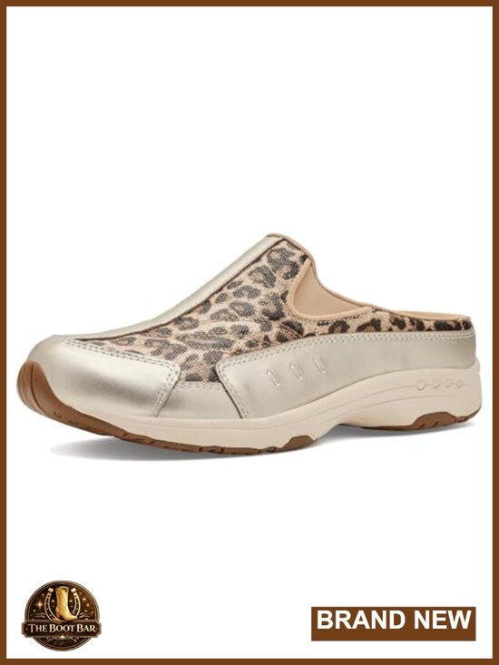 Shoes - Easy Spirit Traveltime 20th Anniversary Leather Mules & Clogs Casual Slip-On